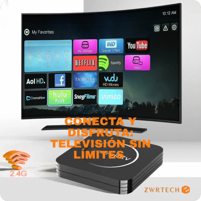 CONECTA Y DISFRUTA TELEVISIÓN SIN LÍMITES Accede a canales gratuitos con una señal estable y rápida, sin complicaciones. (1)
