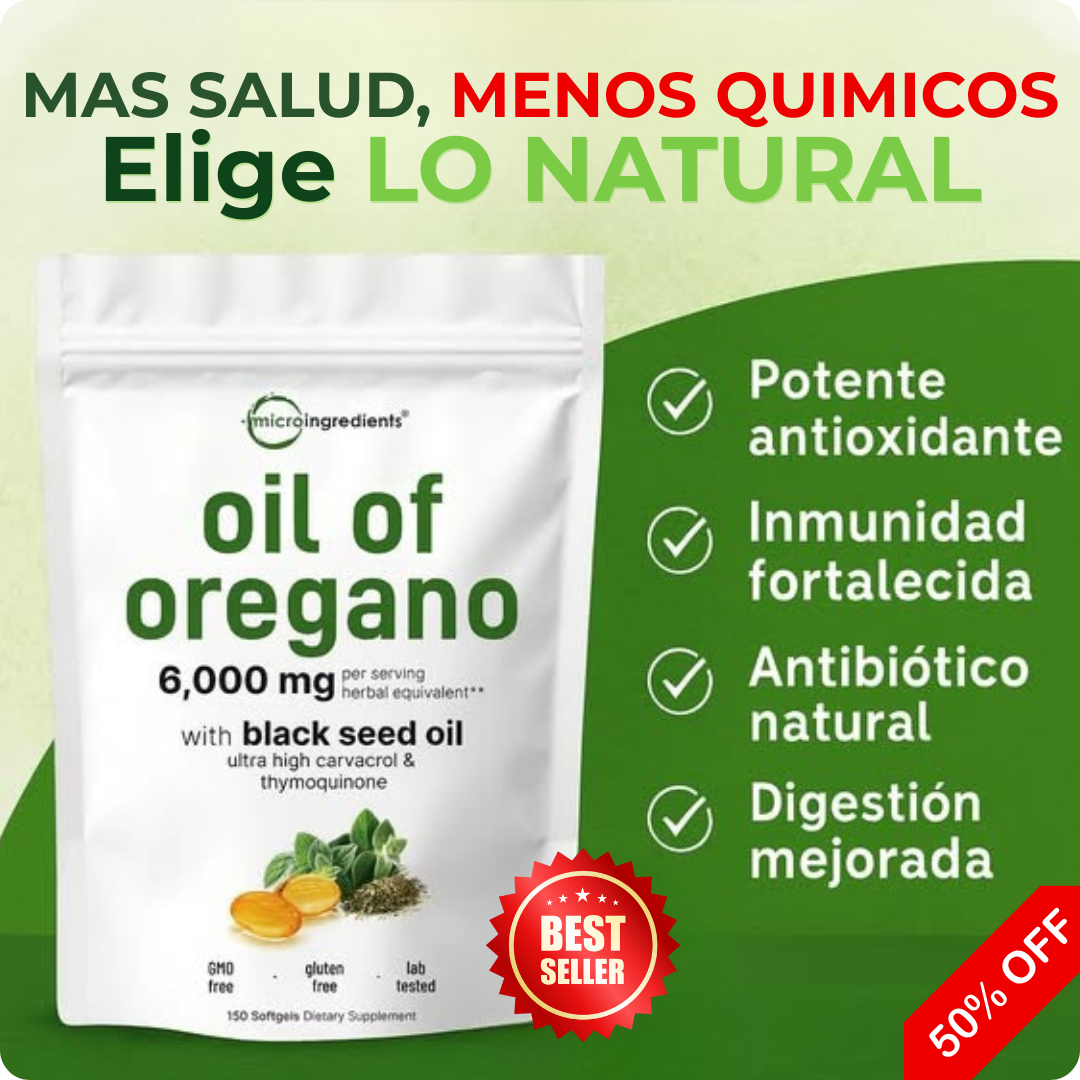 CAPSULAS DE ACEITE DE OREGANO CON SEMILLAS NEGRAS + ENVIO GRATIS - Image 11