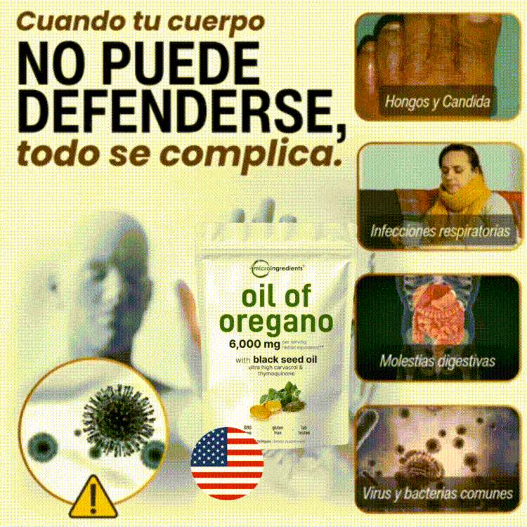 CAPSULAS DE ACEITE DE OREGANO CON SEMILLAS NEGRAS + ENVIO GRATIS - Image 4