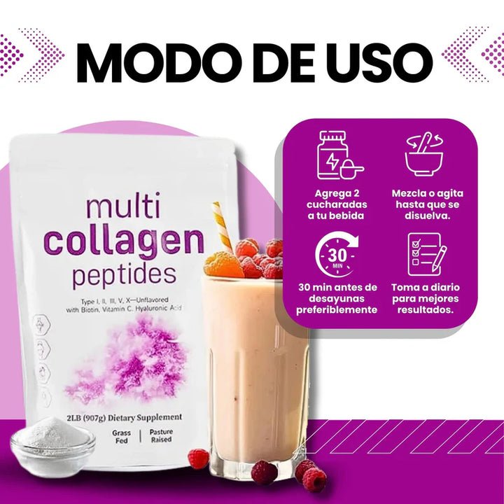 MULTI-COLAGENO (5 EN 1) + BIOTINA + VITAMINA C + ACIDO HIALURONICO - Image 6