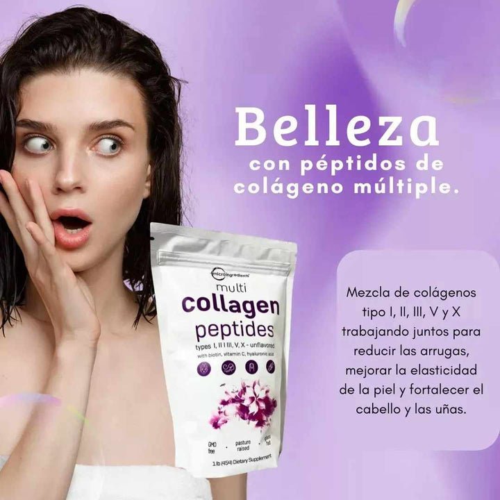 MULTI-COLAGENO (5 EN 1) + BIOTINA + VITAMINA C + ACIDO HIALURONICO - Image 3