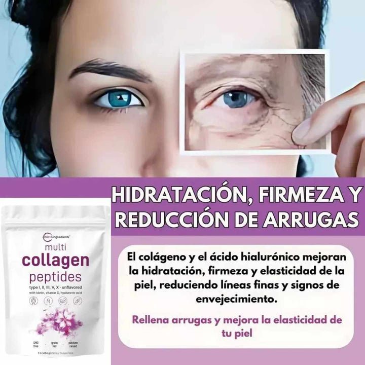 MULTI-COLAGENO (5 EN 1) + BIOTINA + VITAMINA C + ACIDO HIALURONICO - Image 2