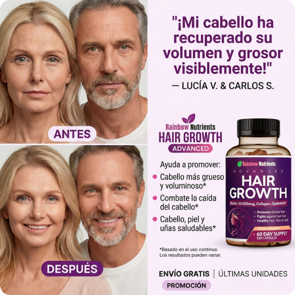 HAIR GROWTH ADVANCED - Resultados visibles en pocas semanas! - Image 6