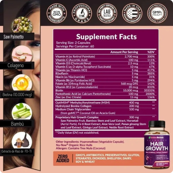 HAIR GROWTH ADVANCED - Resultados visibles en pocas semanas! - Image 7